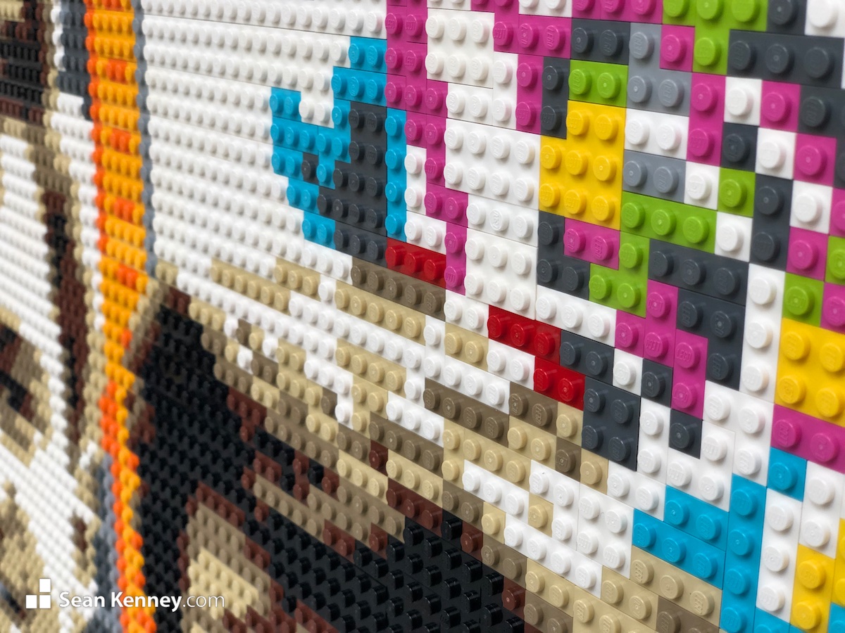 your photo made from real LEGO bricks - Highline boys