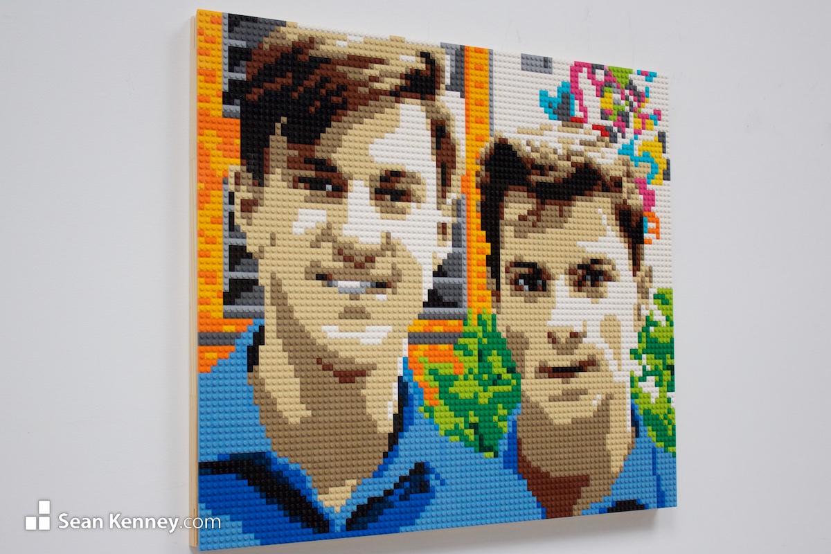 LEGO family portrait - Highline boys