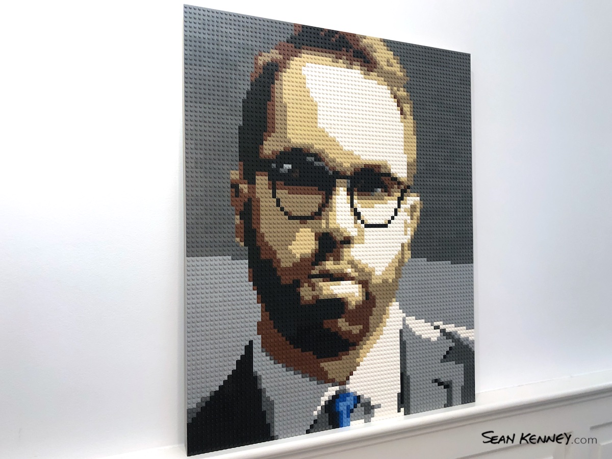 LEGO self portrait - Sharp dressed man