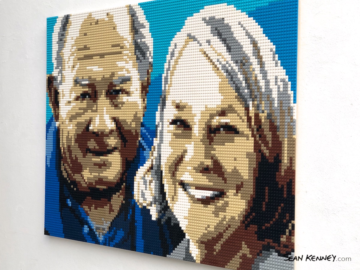 legos portrait - Still in love after all these years
