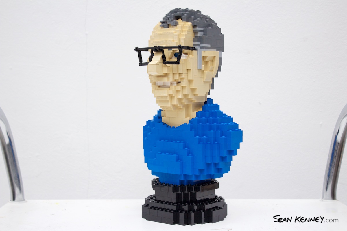 LEGO art - Miniature bust portrait