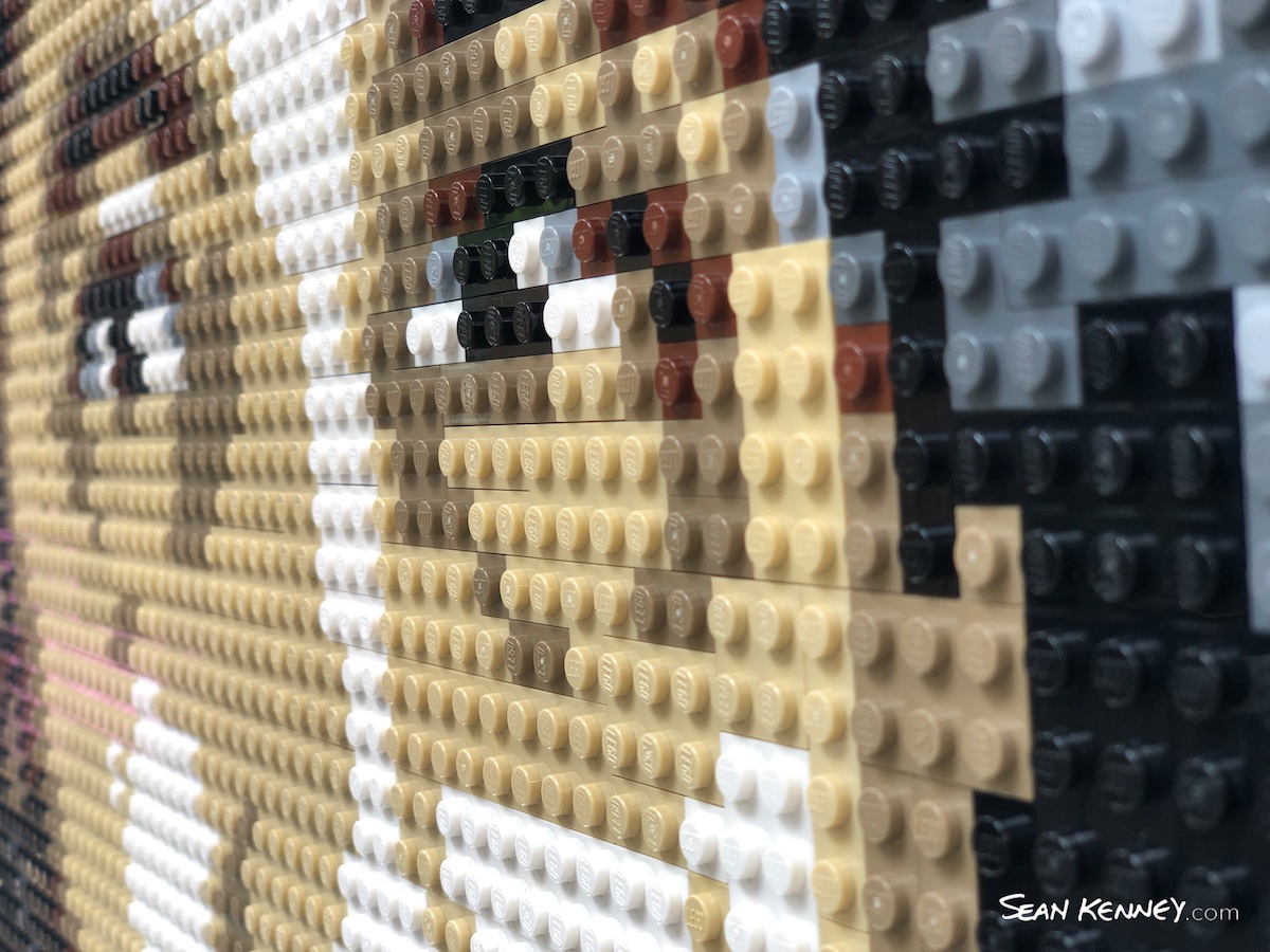 LEGO photo booth - The bearded man
