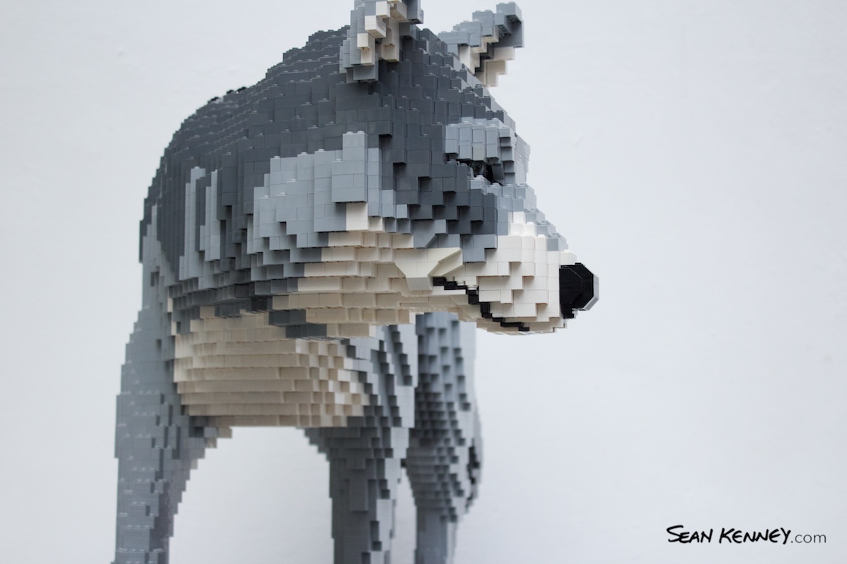 LEGO art - Wolf