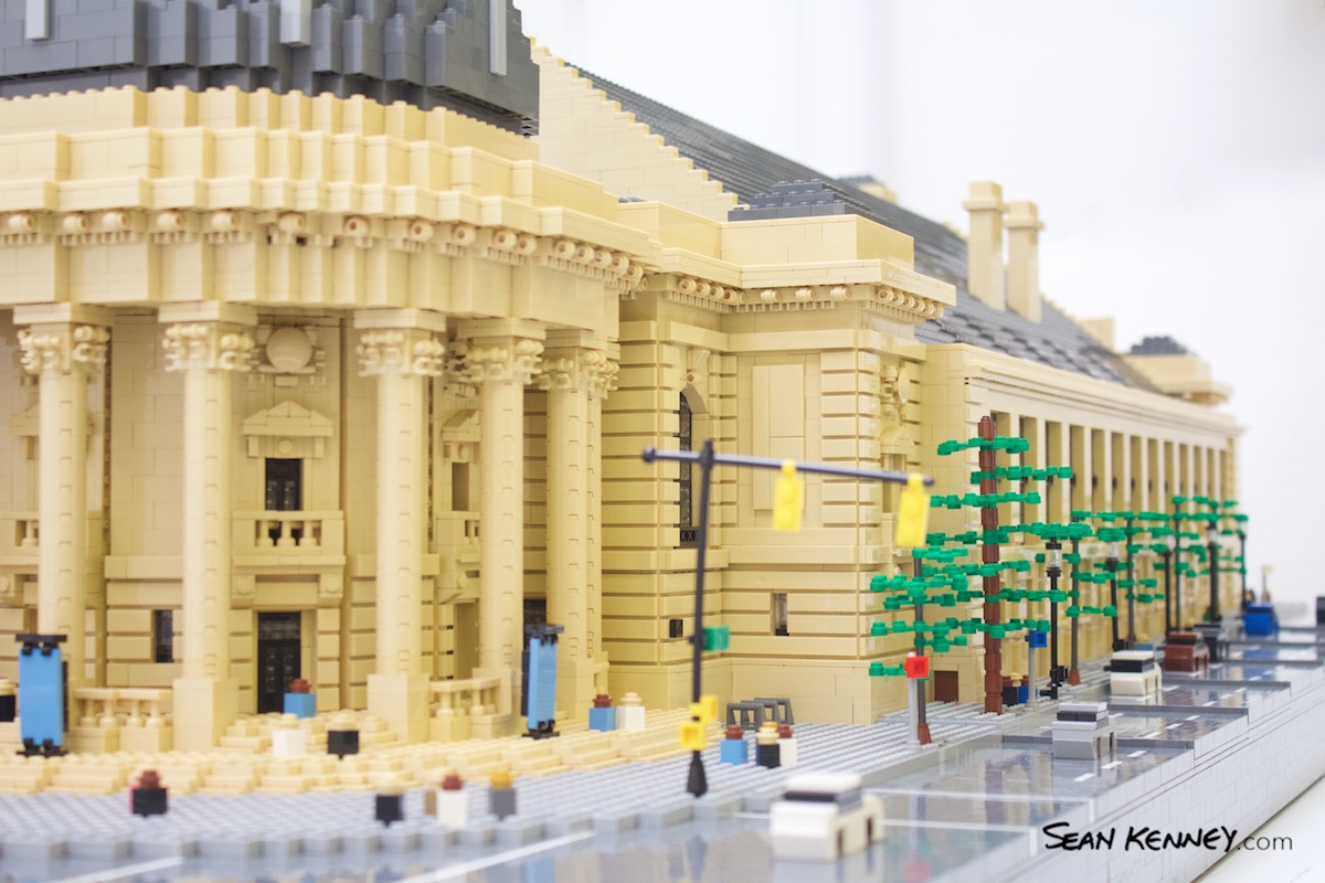 Art with LEGO bricks - The Schwarzman Center at Yale University