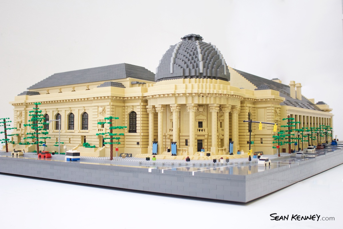 LEGOs exhibit - The Schwarzman Center at Yale University