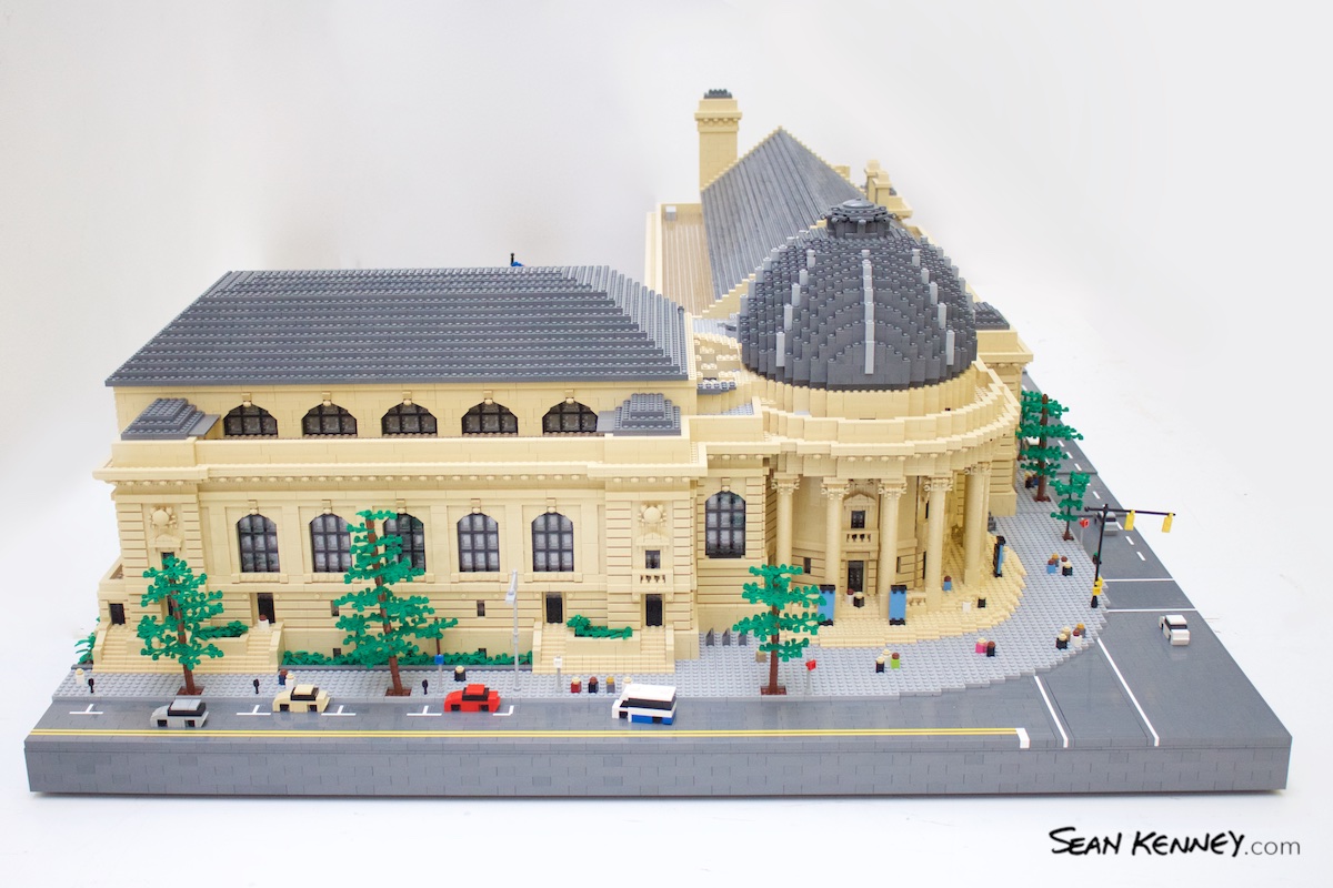 Art with LEGO bricks - The Schwarzman Center at Yale University