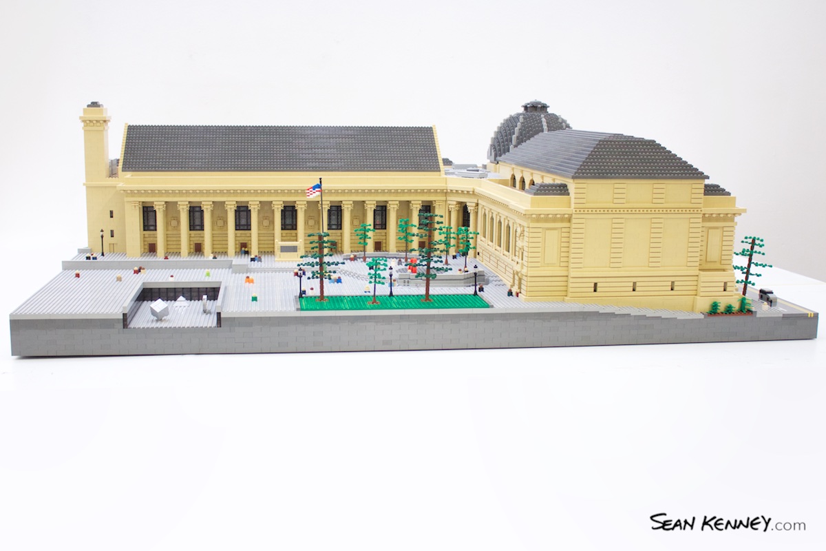 LEGO art - The Schwarzman Center at Yale University