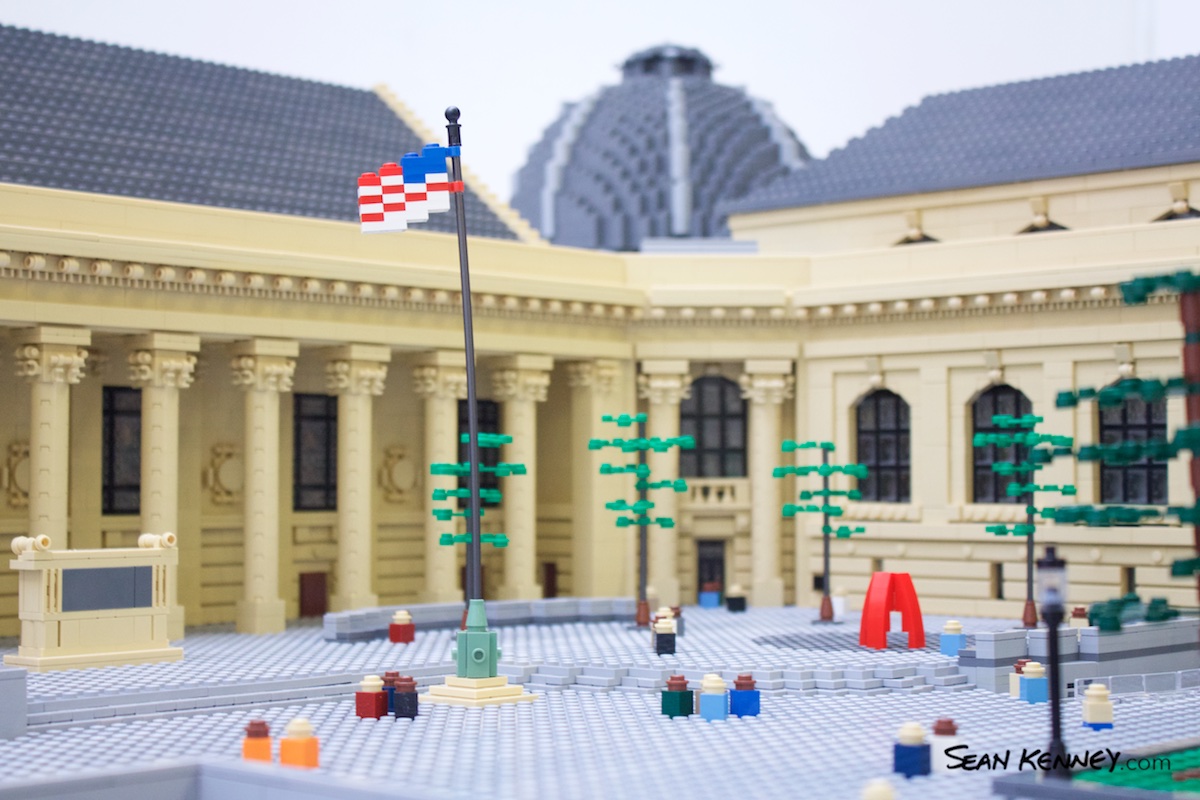 Famous LEGO builder - The Schwarzman Center at Yale University