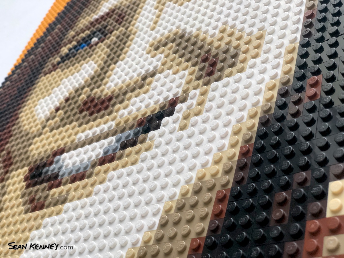 your photo made from real LEGO bricks - A surprise gift