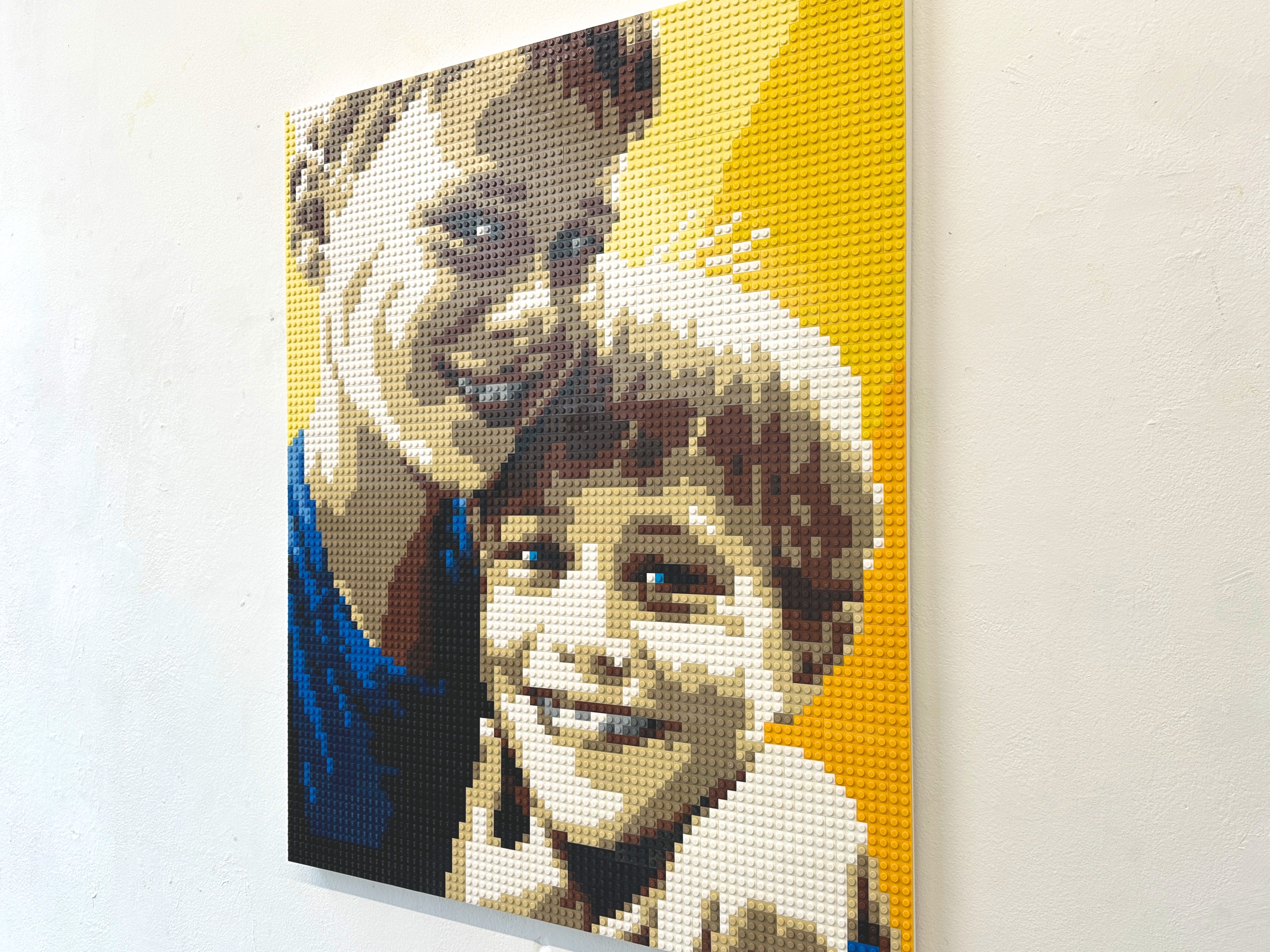LEGO portrait from any photo - Brotherly love