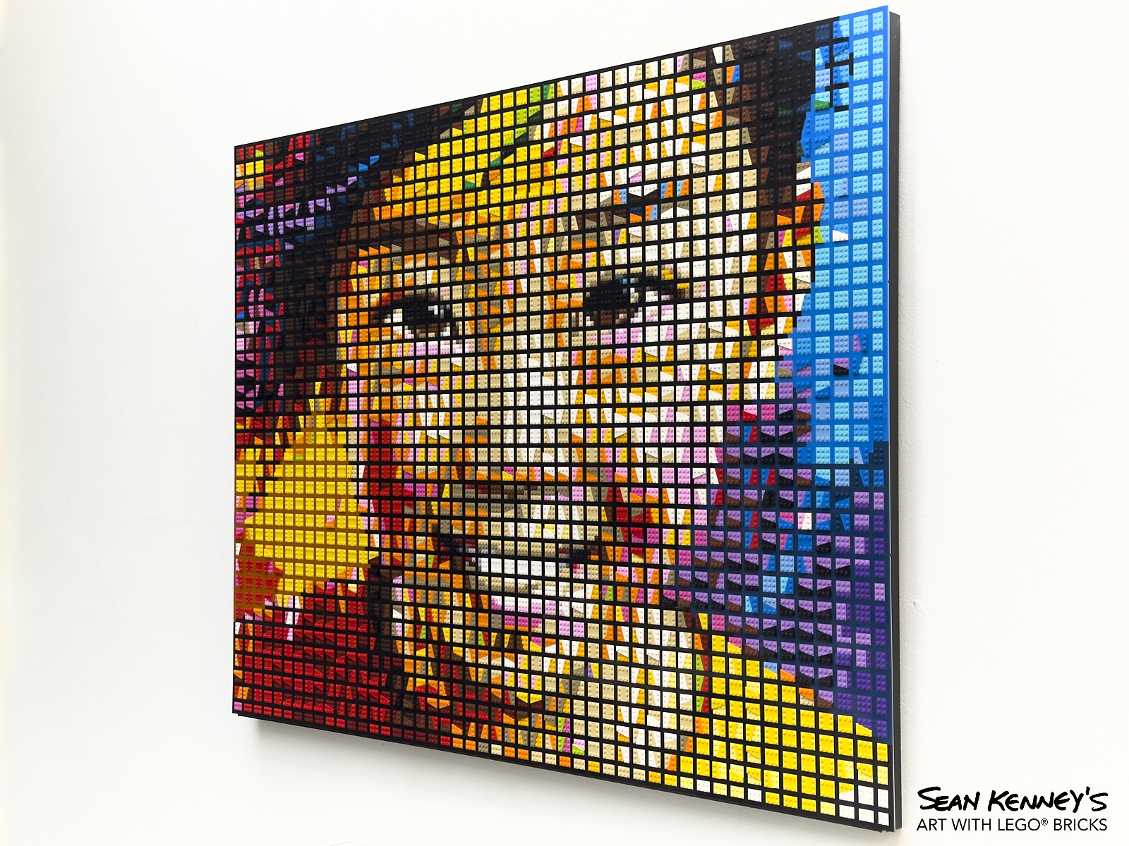 lego portrait mosaic - Grace