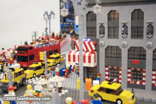 Times Square : LEGO model by Sean Kenney.  New York City, the Brick Apple