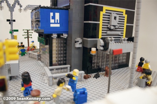 Times Square : LEGO model by Sean Kenney.  New York City, the Brick Apple