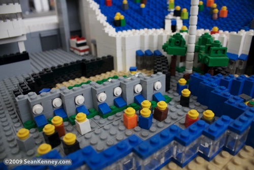 Yankee Stadium built with LEGO bricks