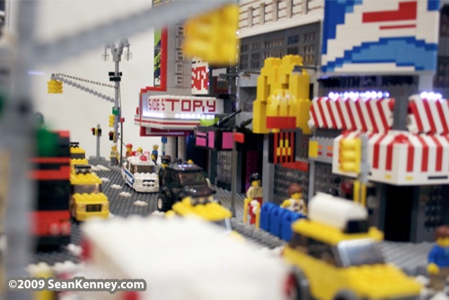 Times Square : LEGO model by Sean Kenney.  New York City, the Brick Apple