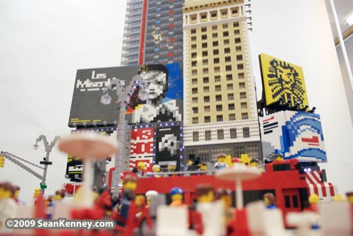 Times Square : LEGO model by Sean Kenney.  New York City, the Brick Apple