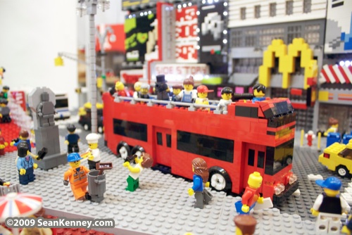 Times Square : LEGO model by Sean Kenney.  New York City, the Brick Apple