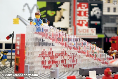 Times Square : LEGO model by Sean Kenney.  New York City, the Brick Apple