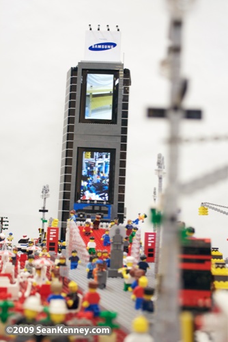 Times Square : LEGO model by Sean Kenney.  New York City, the Brick Apple