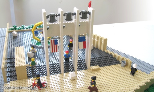 Thanksgiving Square, LEGO model