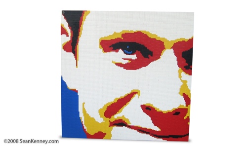 LEGO portrait artist