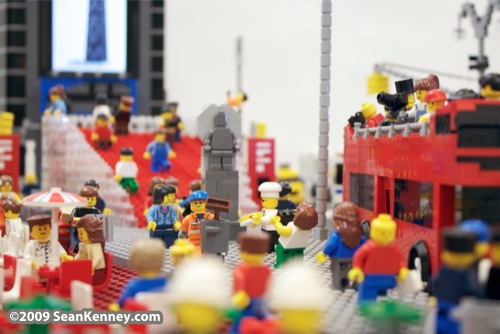 Times Square : LEGO model by Sean Kenney.  New York City, the Brick Apple