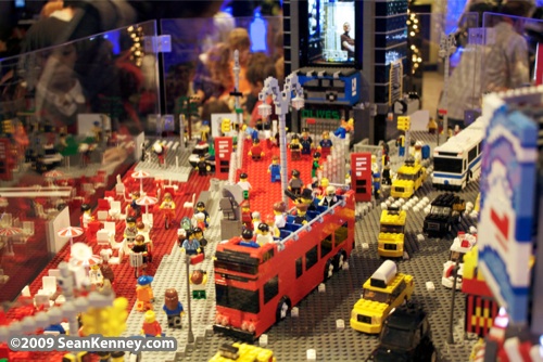 Times Square : LEGO model by Sean Kenney.  New York City, the Brick Apple