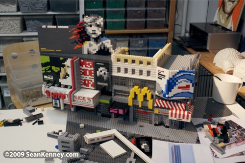 Times Square : LEGO model by Sean Kenney.  New York City, the Brick Apple