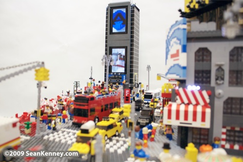 Times Square : LEGO model by Sean Kenney.  New York City, the Brick Apple