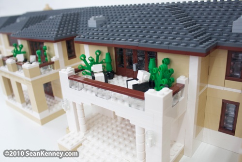 House in the Hamptons: LEGO sculpture by artist Sean Kenney