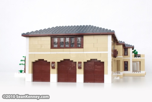 House in the Hamptons: LEGO sculpture by artist Sean Kenney