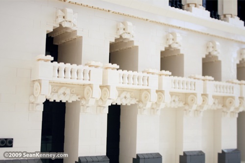 New York Stock Exchange, LEGO brick, artist Sean Kenney, building, manhattan, wall street