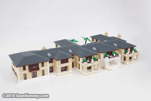 House in the Hamptons: LEGO sculpture by artist Sean Kenney