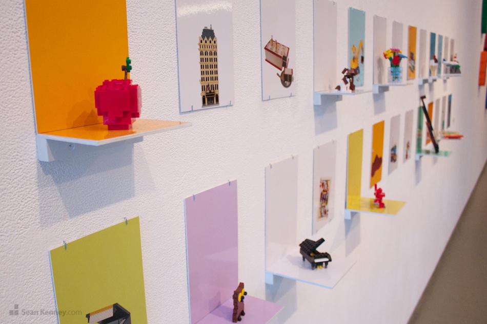 LEGO Alphabet mini models