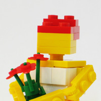 LEGO bride: Red hair