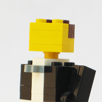 LEGO groom: Receding