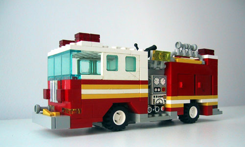 LEGO FDNY fire truck