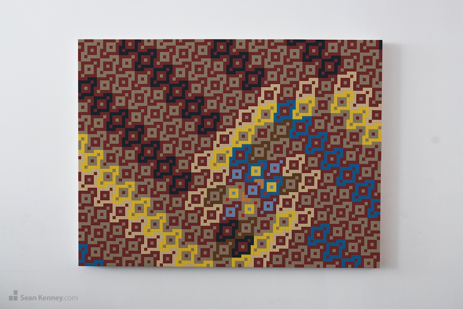 LEGO mural, $2250