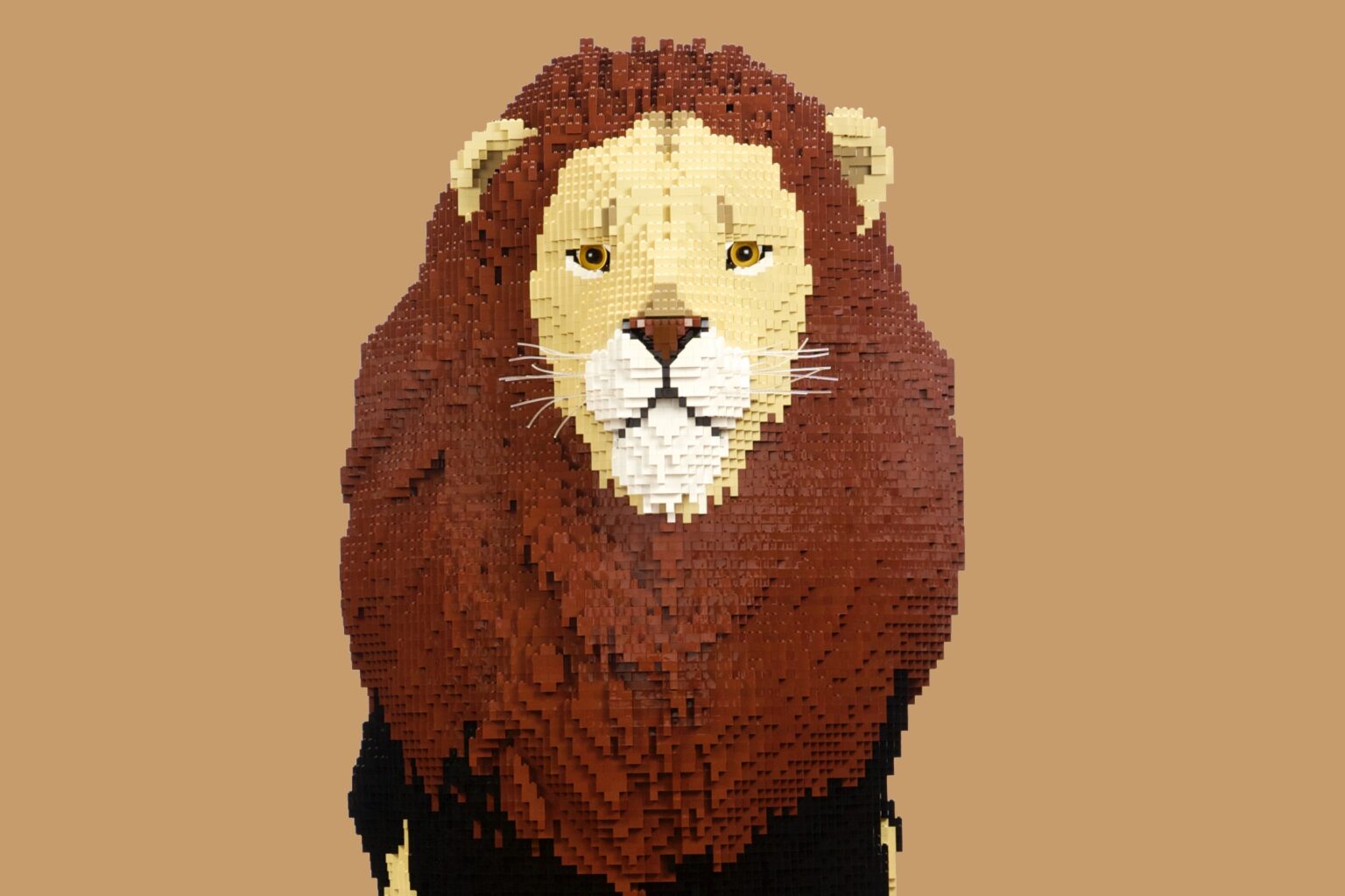 LEGO sculptures in nature by award-winning artist Sean Kenney