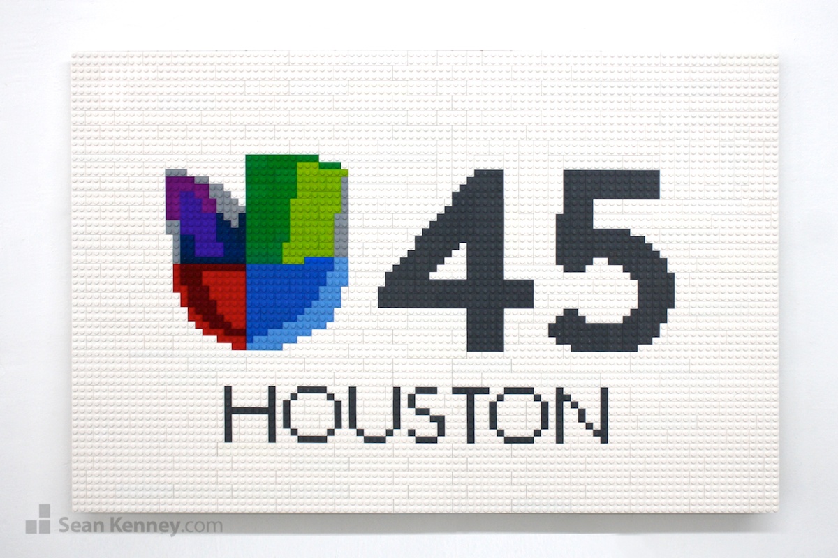 Univision-45-houston-logo LEGO art by Sean Kenney