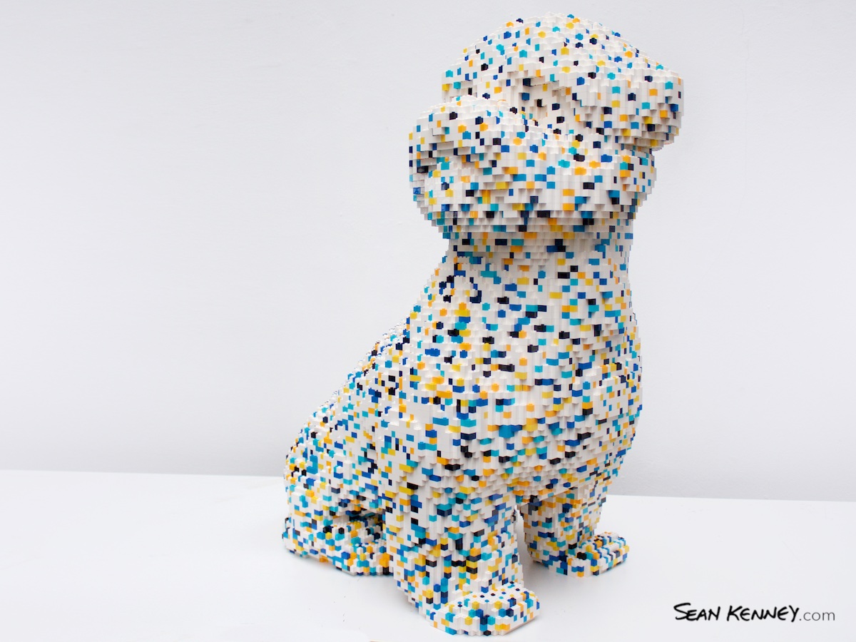 Confetterrier LEGO art by Sean Kenney