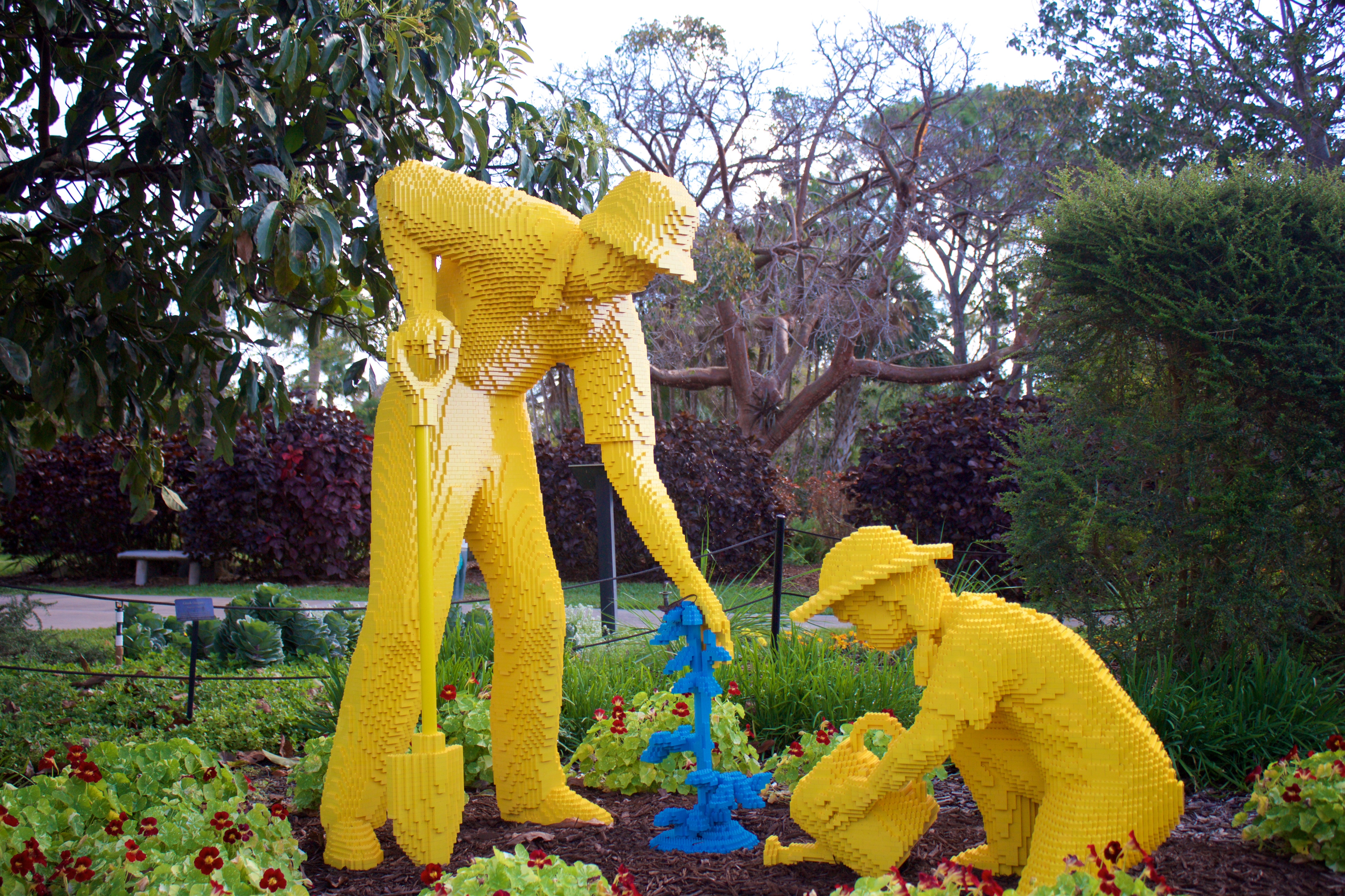 Pop-gardeners LEGO art by Sean Kenney