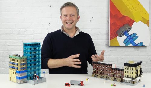 Sean, on creating scale models with LEGO bricks