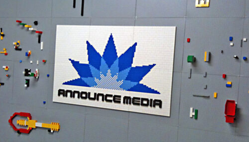 Announce Media’s "LEGO conference room"