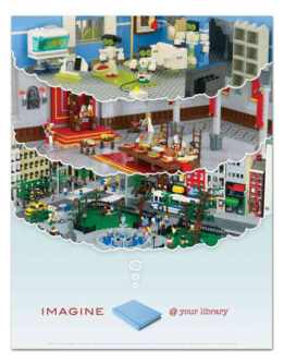 Imagine, at your library (Poster & bookmark!)