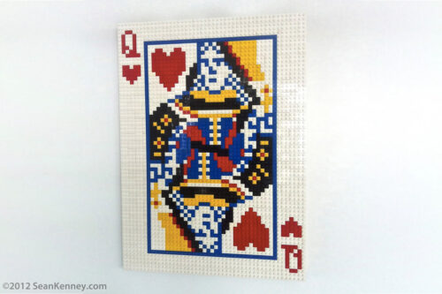 Queen playing card