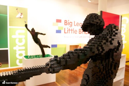 Visit "Big Leagues Little Bricks", now at Louisville Slugger Museum