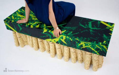 Bamboo Forest Bench