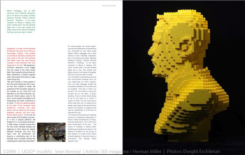 Life-size busts for Herman Miller SEE magazine